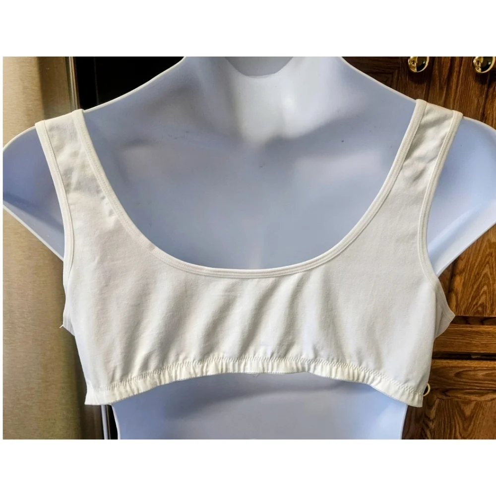 DAISY BRA'S Plus Size all day comfort 3X ultra soft 3 front button snap closure